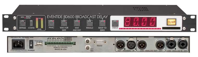 美國 EVENTIDE BD600 專業廣播延時器 80秒廣播數字音頻延時器