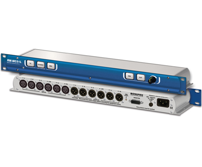Sonifex RM-MC51L 音箱監聽切換器,連燈光控制,2 x 5.1 輸入
