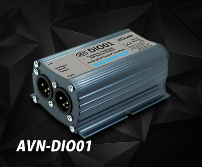 Sonifex AVN-DIO01 優質Dante 轉立體聲模擬 XLR 輸出接口